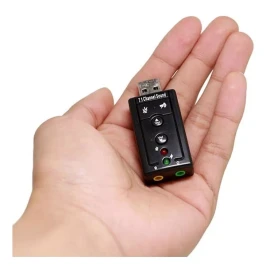 EGTMA 3 Piezas Tarjeta De Sonido Adaptador Usb 2.0 7.1 Audio 3d Pc