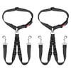 Lukovee Double Dog Seat Belt, New Dual Pet Car Headrest