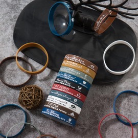 IDREAMBAND Bible Verse Bracelets – 20 Pcs Silicone Bracelets Bulk Jesus Bracelets – Cute Christian Bracelet Colored Wristbands – Comfortable and Lightweight – Perfect Religious Gifts for Men, Women