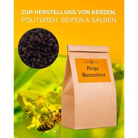 Nordbienchen Bee Bread Perga 100 g - Natural Bee Bread from the Imkerei Sievers - Rich in Protein, Vitamins and Minerals - Flower Pollen for Eating - No Additives
