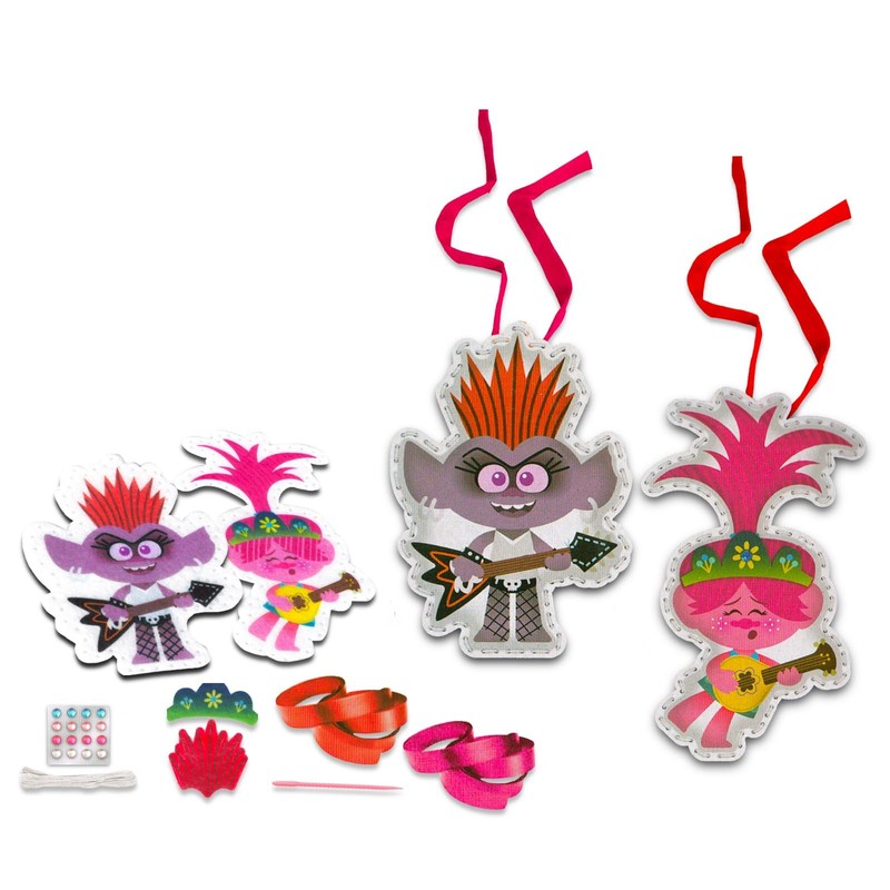 Trolls DIY Ornament Set - Bundle with DIY Trolls Ornament