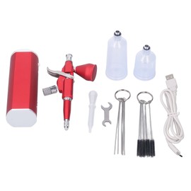 Mini Airbrush Kit 25 to 30PSI Automatic Handheld Rechargeable Airbrush Gun for Crafts Painting