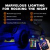 Nilight RGB LED Rock Lights Kit 10 Pods Underglow Multicolor