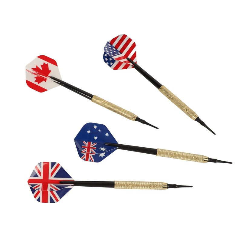 ZIZEV Juego de Dardos de Punta Suave, Puntas de Dardos