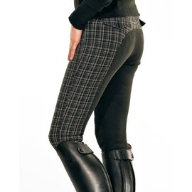 PFIFF Anna Womens Riding Breeches - 140, Multi-Coloured (Black/Brown)