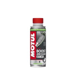 Motul - Additivo per Migliorare il Numero di Ottano e Detergere - Motori 2T et 4T - Riduzione dei Consumi - Ideale Prima della Revisione - Boost and Clean Moto - 200 ml