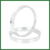 Motoforti 4pcs 72.6 to 66.6 mm Aluminium Alloy Car Hub