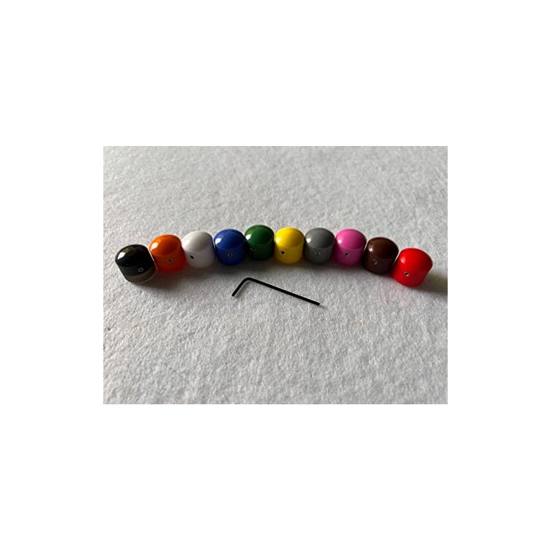 TUOREN Plastic Guitar Control Knob Volume Tone Control Dome Knobs