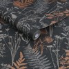 Organics Black and Copper Wallpaper