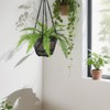 2 Pack Macrame Plant Hanger Black Large 43 Inch Long