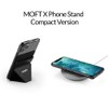 Moft X Universal/Portable Phone Stand w/Cards RFID Protection Holder Carbon