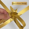 Metallic Gold Paper Strips for Weaving Projects (Single Color Packs).