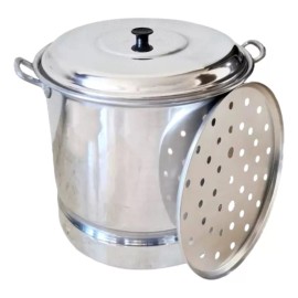 VAP2000 Olla Vaporera Tamalera 50 Lts 2 Mm Espesor Envio Gratis