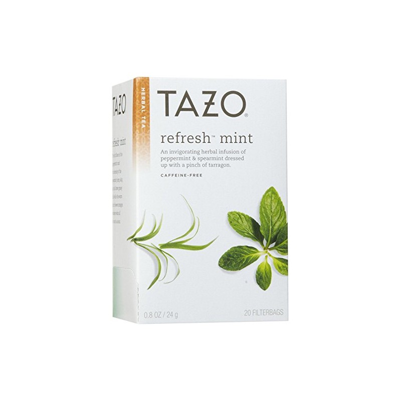 Tazo Refresh Mint Herbal Tea, 20 ct