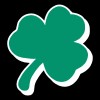 Reflective Vinyl Clover Shamrock Fire Helmet Decal Sticker 2 inch