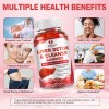 MENXI 2 Bottles Liver Support Gummy Detox & Repair Formula