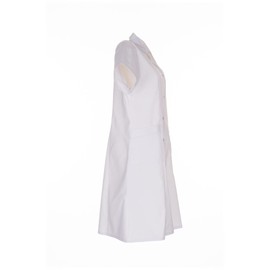 Planam Women's Coat 'Mg 1/4 Sleeve UK Size 8, Pure White, 1612036