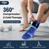Hilph Full Foot Ice Pack Gel Sock for Hot &