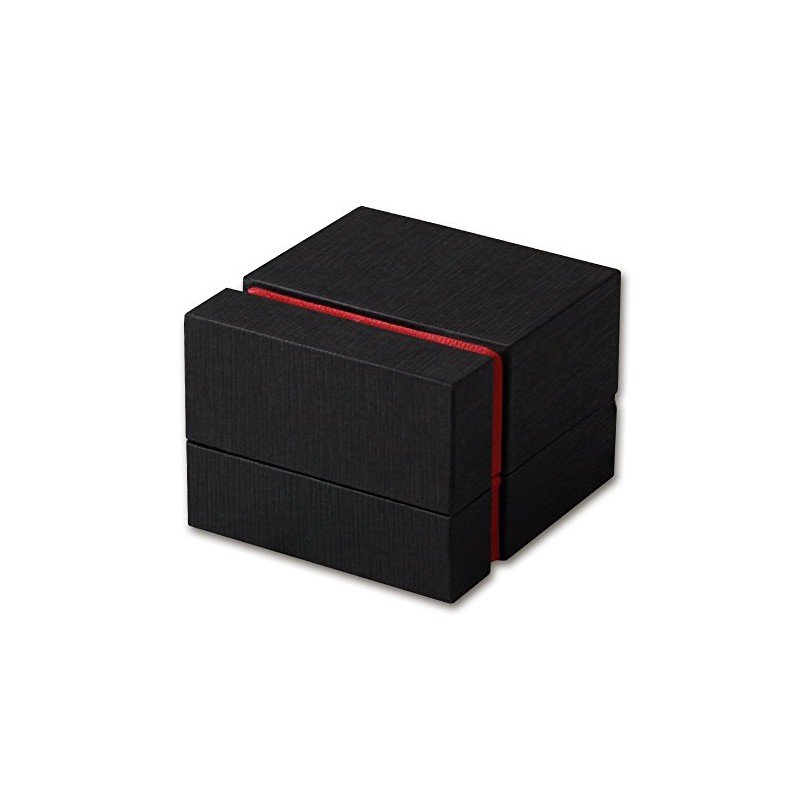 IMPPaC Jewellery Box Ring Case Black Gift Packaging Black Velvet