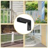 Fence Mounting Brackets for 1x1" Square Rails, Carbon Steel Fence