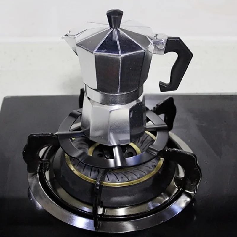CIV Black Metal Hob Reducer 13.5cm Ideal for Mocha and