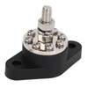 Distribution Stud Junction Post Black 3/8in 300A with Transparent Cover