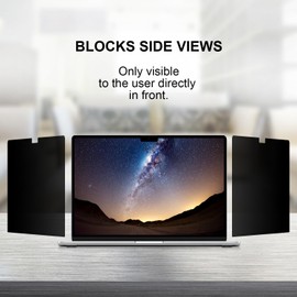 Privacy Screen for MacBook Pro 14 Inch (2021-2026, M1, M2, M3, M4,M5, Pro, Max), Removable Matte Anti Glare Blue Light Protector Private Security Filter for 14 inch Mac Laptop Computer, 1-Pack