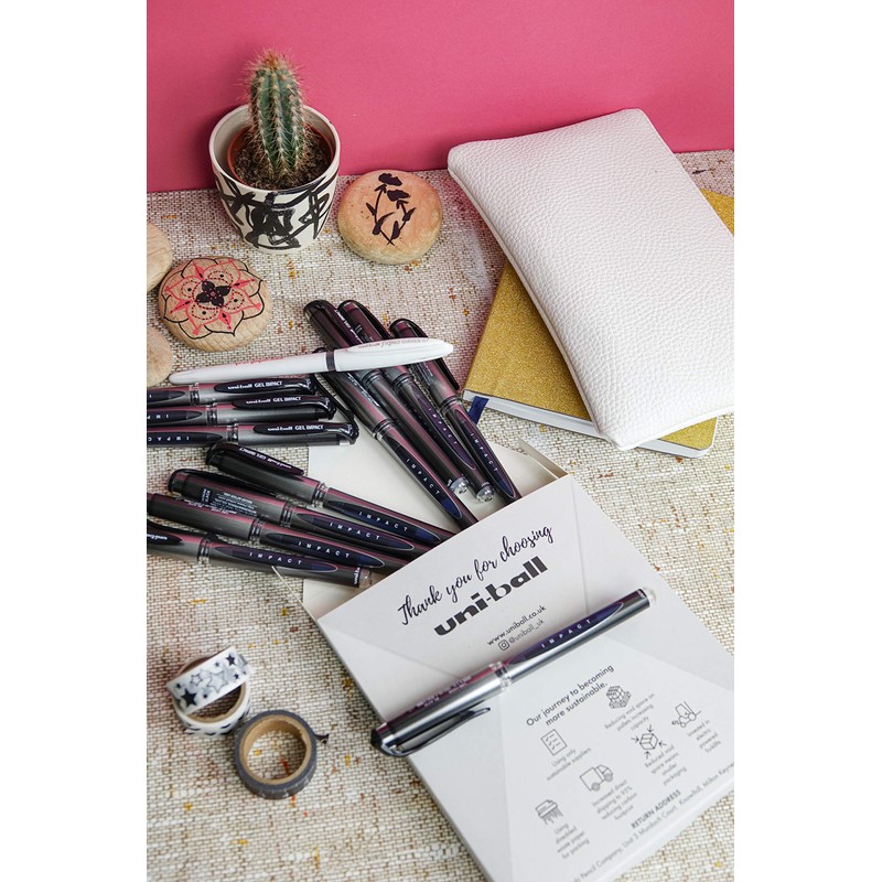 uni-ball UM-153S Gel Impact Rollerball Pens. Premium Broad 1.0mm Ballpoint