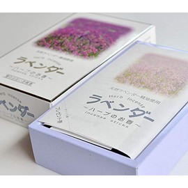 Okuno Seimeido Herbal Incense "Lavender", Large Rose (Formulated with Lavender Essential Oil), Practical Incense, Incense, Herbs, Aroma
