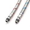 RUITHOE Flexible Connector Braided Stainless Steel Bathroom Faucet Supply Lines