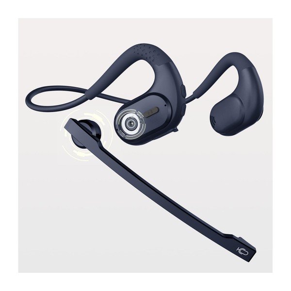 Bluetooth Headset, 2024 Advanced Edition Industry New Design, Detachable Microphone, Earphones, Headset, Includes Microphone, Binaural, Earhook, Air Conduction, Bluetooth 5.3, EDR AAC Compatible, Mute