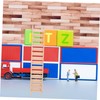 ORFOFE Miniature Ladder Wooden Tiny Ladder 1/12 Scale Mini House