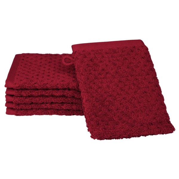 Ross Uni-Walk Harmony Hand Towels Cherry, Wash Mitt 16 x