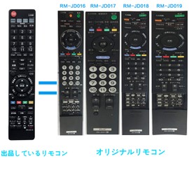 AULCMEET Brand TV Remote Control fit for Sony RM-JD016 RM-JD017 RM-JD018 RM-JD010 RM-JD019 KDL-19J5 KDL-20J1 KDL-22J5 KDL-26J1 KDL-26J5 KDL-26J5 etc