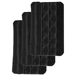 Magicmode Bra Extender 5 Hook Women's Plus Size Bra Strap Extenders 3pcs