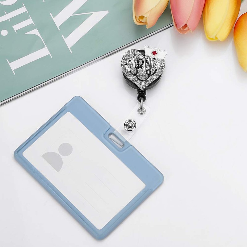 Soleebee Key JoJo Extendable Rhinestone ID JoJo Keyring for Nurse