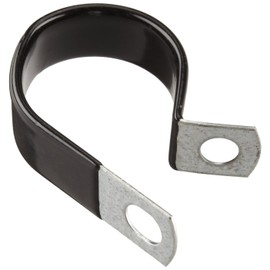 KMC Stampings COV Series Steel Loop Hose Clamp, Vinyl Coated, 1-1/4" Clamp ID, 3/4" Band Width, 3/64"Band Thickness, Pack Of 25