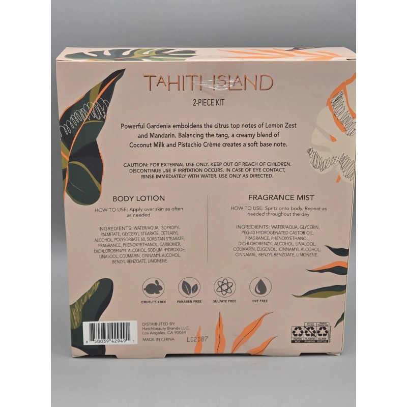 Hatchbeauty Brands LLC Tahiti Island Perfume Fragrance Mist 1.45 Fl.