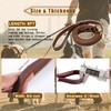 Leather Dog Leash 8ft x 3/4 inch,Strong Heavy Duty Genuine