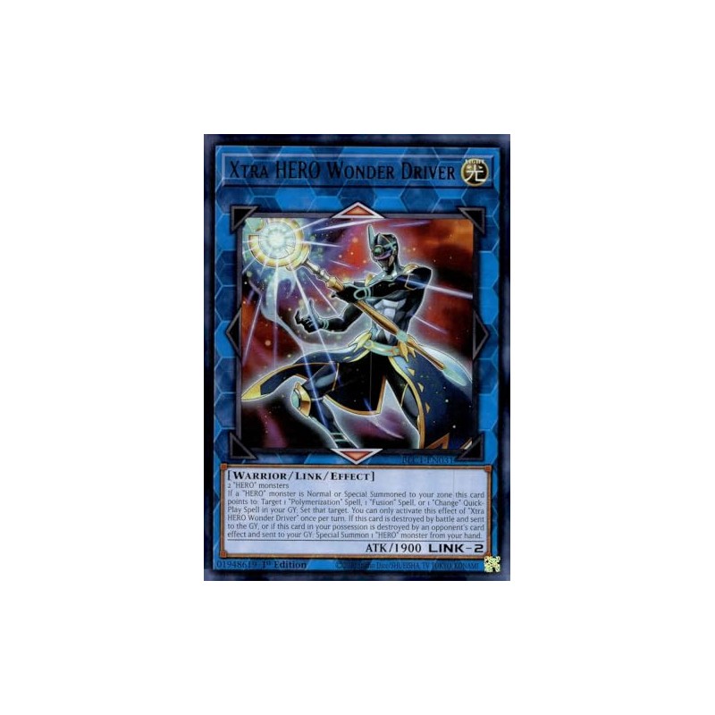 YU-GI-OH! Xtra Hero Wonder Driver (Silver) - BLC1-EN031 - Ultra