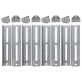 Brickyard (8) 12" Galvanized Swivel and Top Bunk Bolster Bracket for Boat Trailer