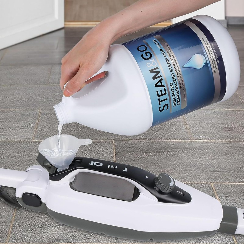 Steam and Go Unscented Demineralized Water - Cleaning Solution for