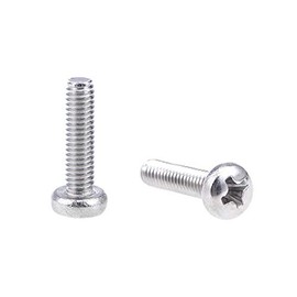 sourcing map Machine Screws Phillips Head Screws M2.5 x 10 mm Pack of 30