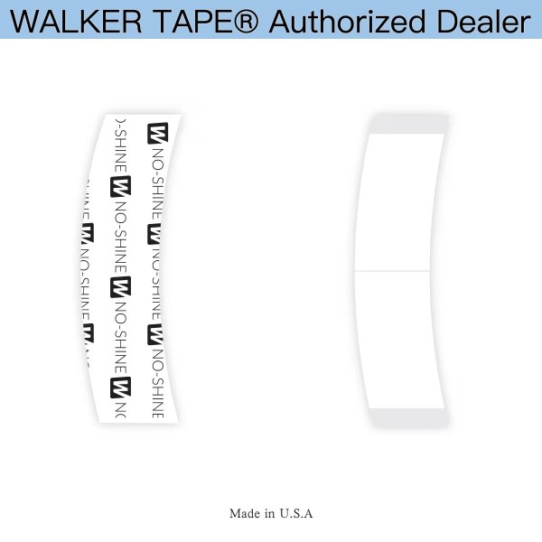 Walker No Shine C Curve Strips tape Package, Hairpiece Wig