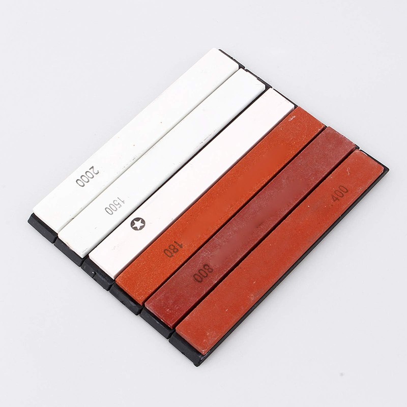 6Pcs Sharpening Stone, Whetstone Sharpening Stones Set Grit 180# 400#