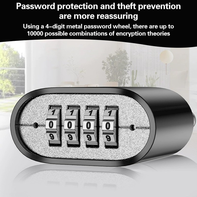 Combination Padlock Thick Long Shackle Weatherproof Outdoor Heavy Duty Padlocks