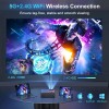 FUDONI Projector with 5G WiFi and Bluetooth, Portable Projector 4K