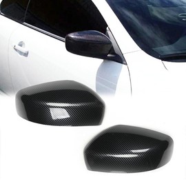 Carbon Fiber Rearview Side Mirror Cap Cover Trim For INFINITI G37 G25 2008 2009 2010 2011 2012 2013 (Not a Replacement)