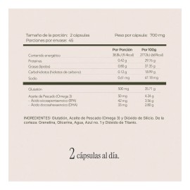 Glutatin Puro Omega 3 Antioxidante 90 Softgels Maklen Sin Sabor