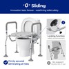 T1 Toilet Seat Riser for Seniors, Raised Toilet Seat with